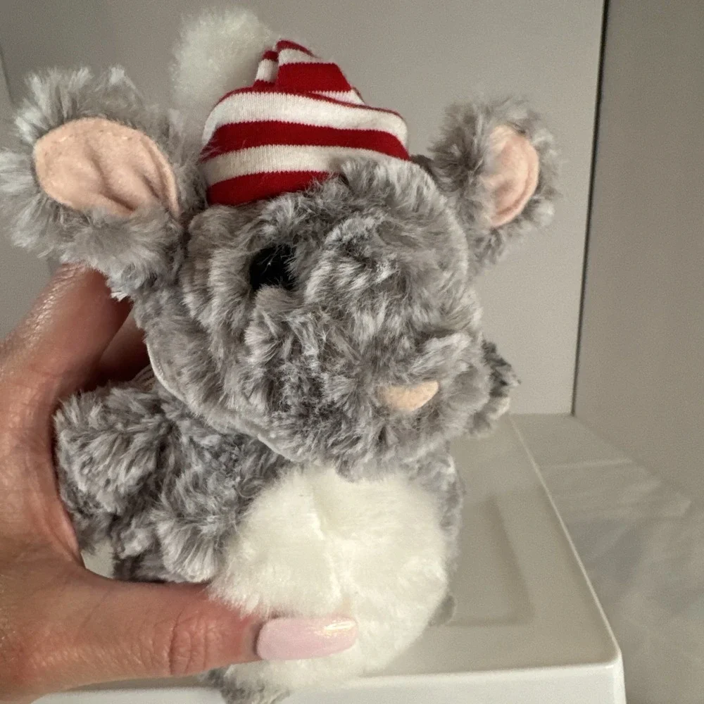 Douglas Holiday Delight Mouse W/hat Made For Nuaire With Logo Bandana Rare NWT‎